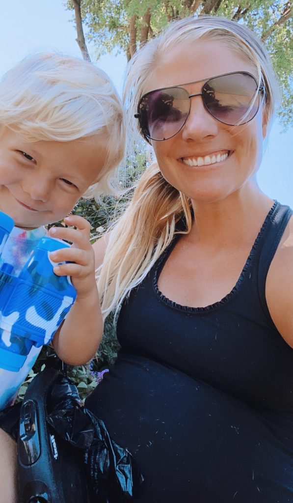 Julie and Ryder 2 years old