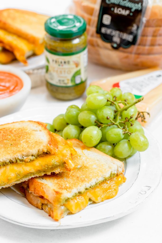 Pesto Grilled Cheese