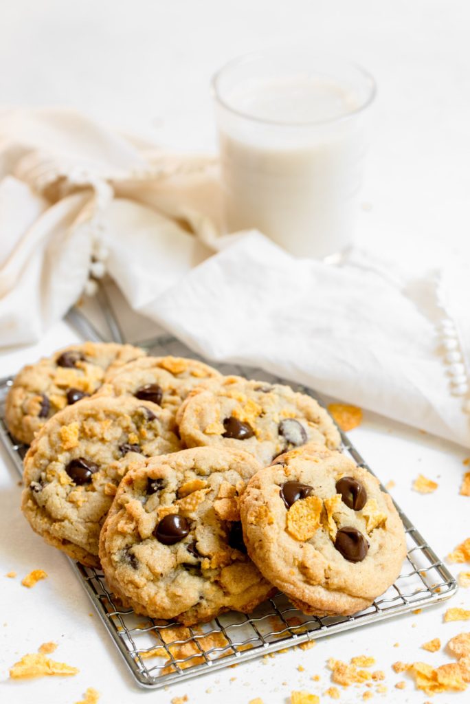 Chocolate Chip Corn Flake Cookies