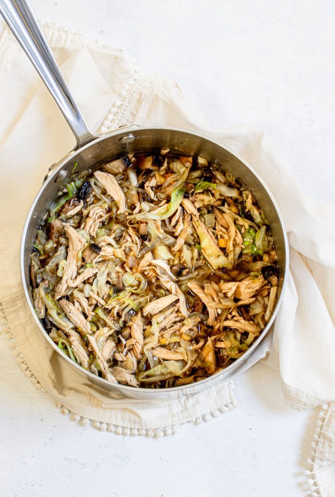 Ginger Chicken Cabbage Bowl