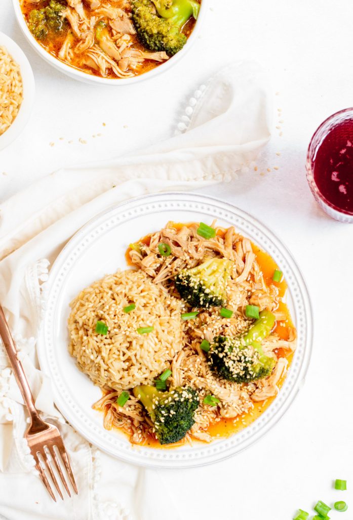 Instant Pot Honey Garlic Chicken and Broccoli