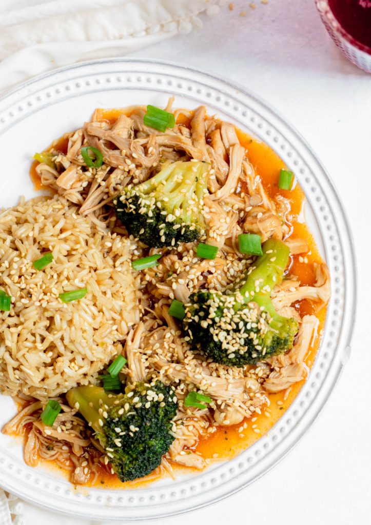 Instant Pot Honey Garlic Chicken and Broccoli