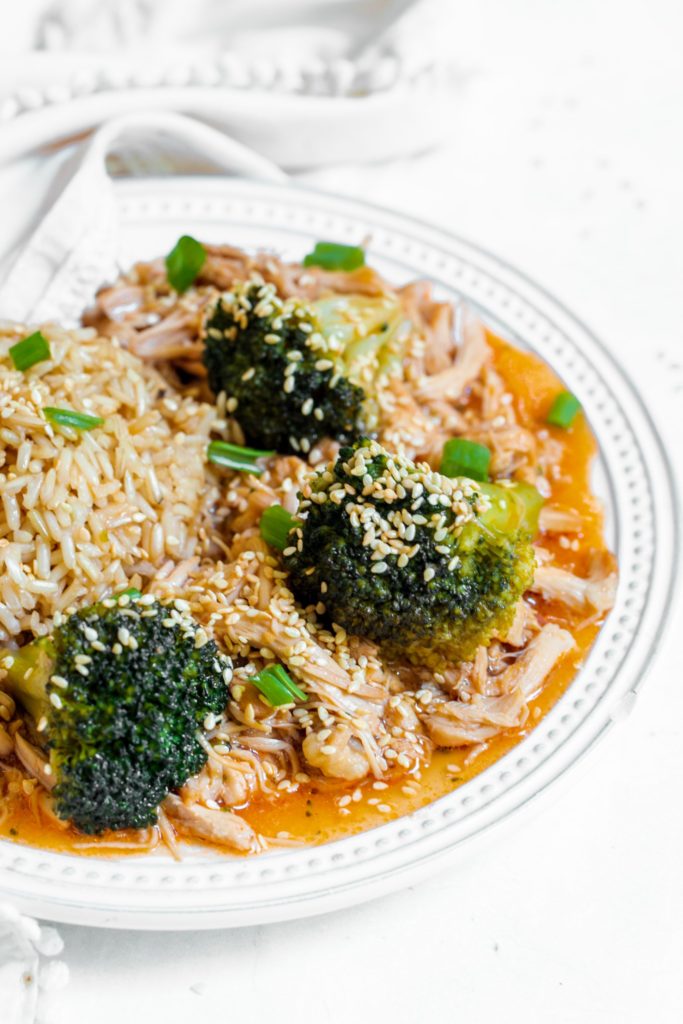 Instant Pot Honey Garlic Chicken and Broccoli