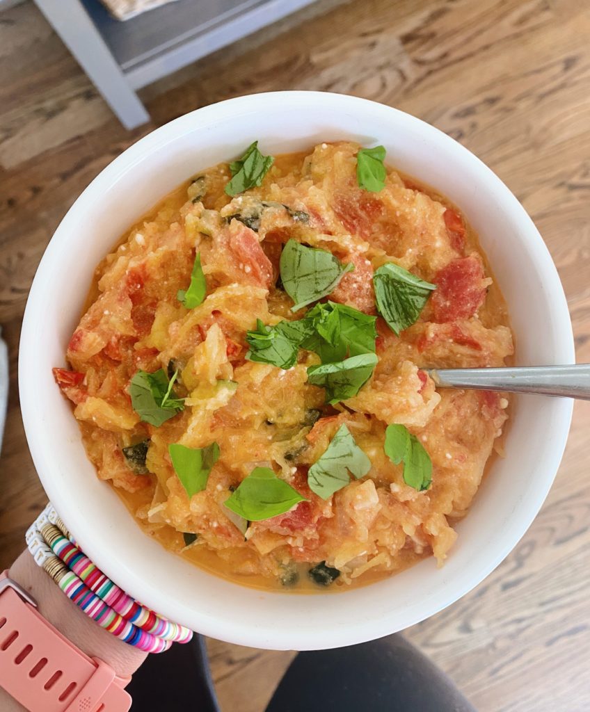 spaghetti squash baked feta