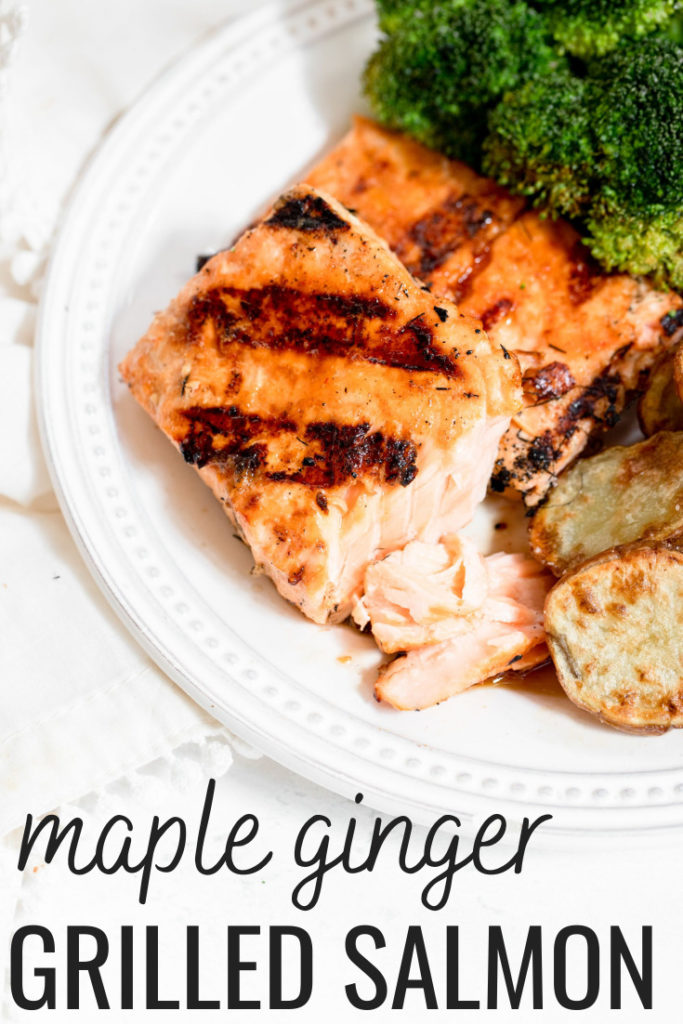 Maple Ginger Grilled Salmon