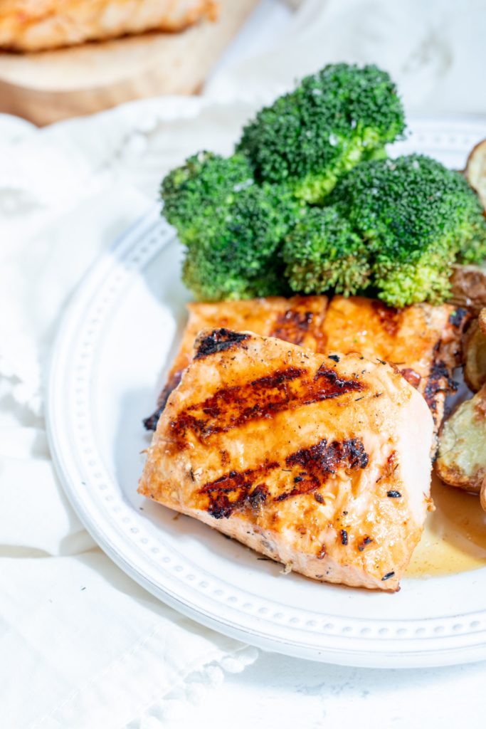 Maple Ginger Grilled Salmon