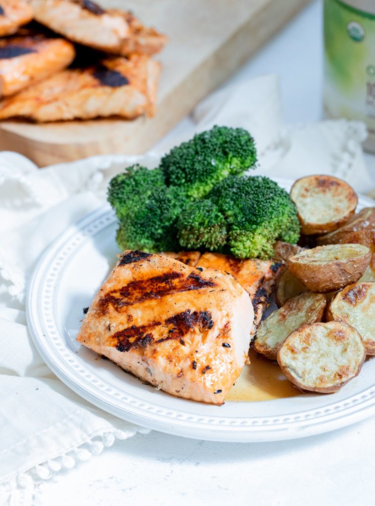 Maple Ginger Grilled Salmon