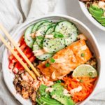 Teriyaki Salmon Bowls