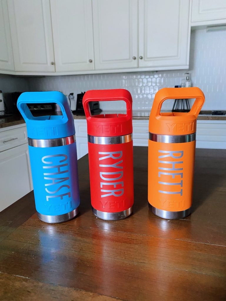 personalized yeti kid water bottles