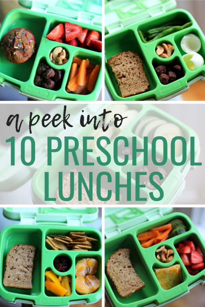 10 Preschool Lunches 10 preschool lunches