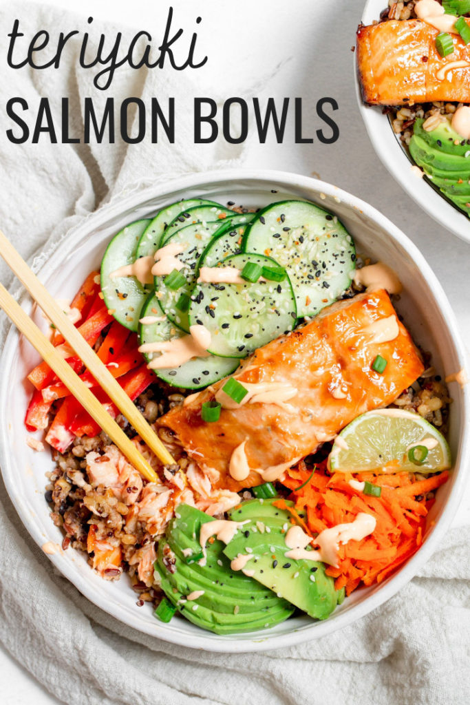 Teriyaki Salmon Bowls