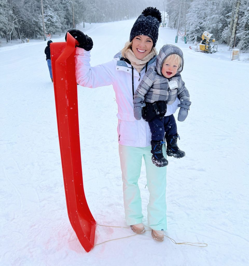 blackwater falls sled run west virginia julie rhett