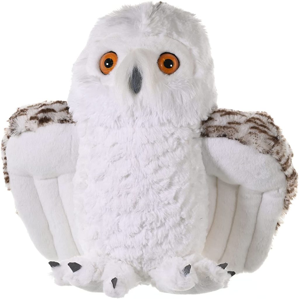 stuffed snowy owl