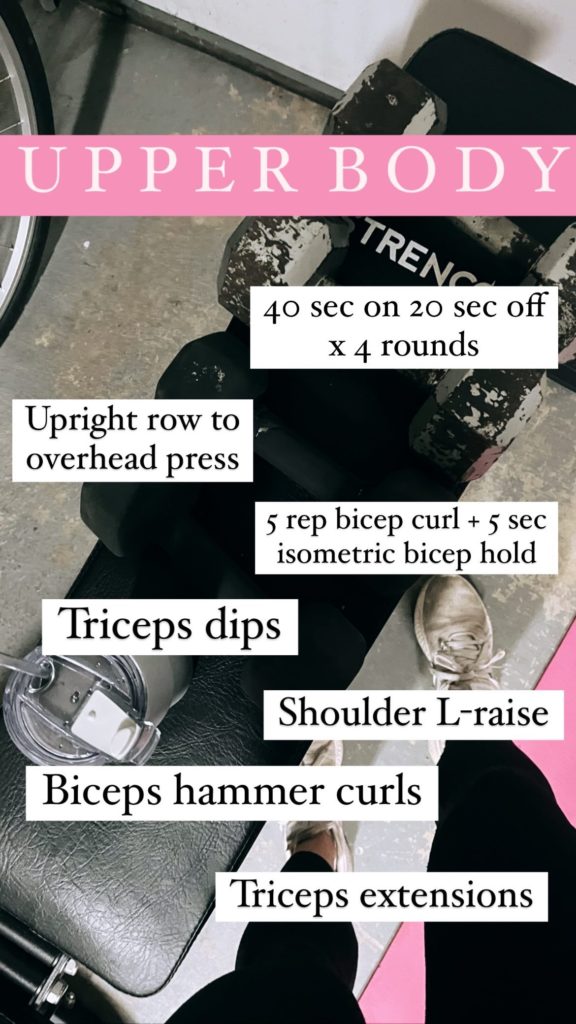 upper body workout