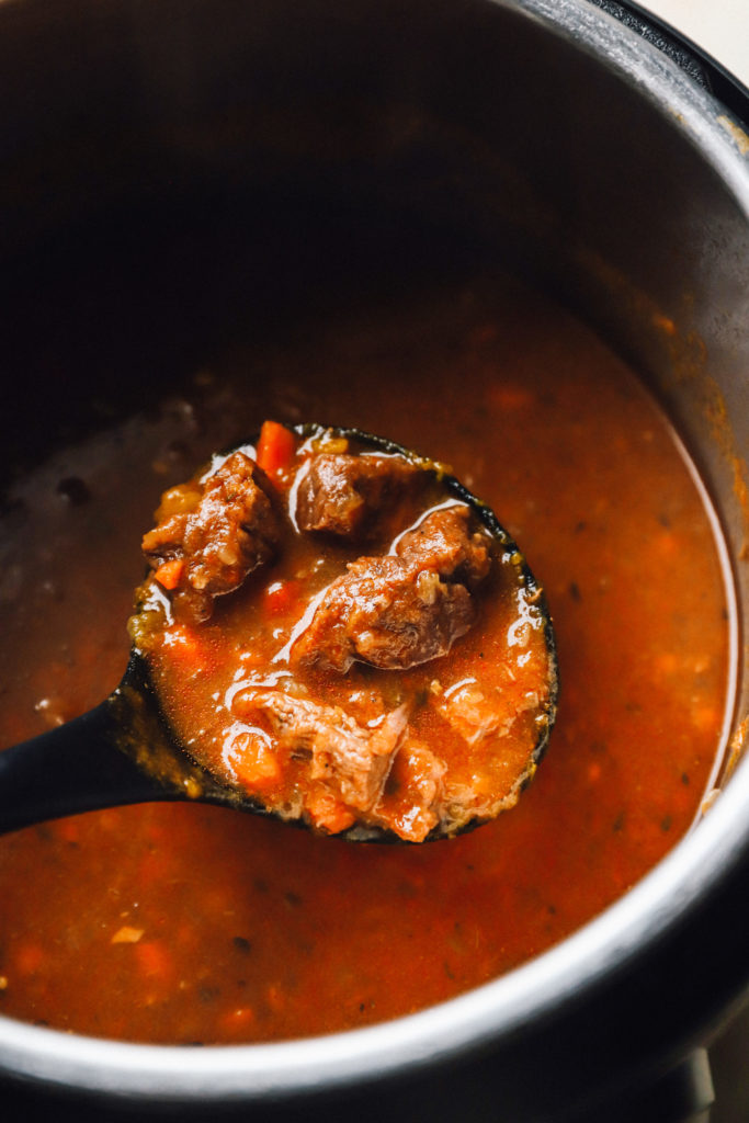 Instant Pot Butternut Squash Beef Stew