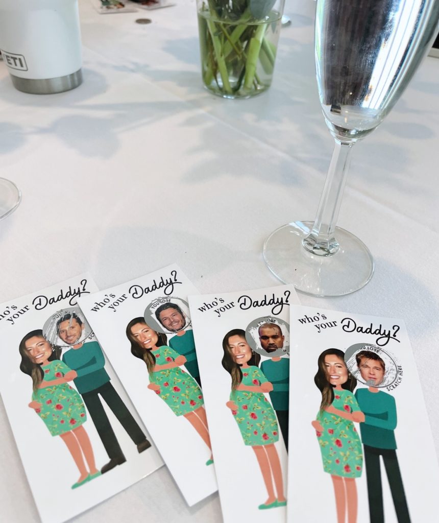 who's your daddy baby shower game