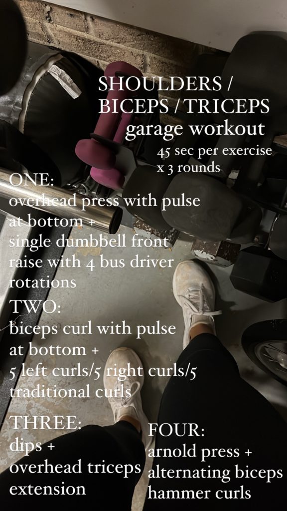 shoulders biceps triceps workout