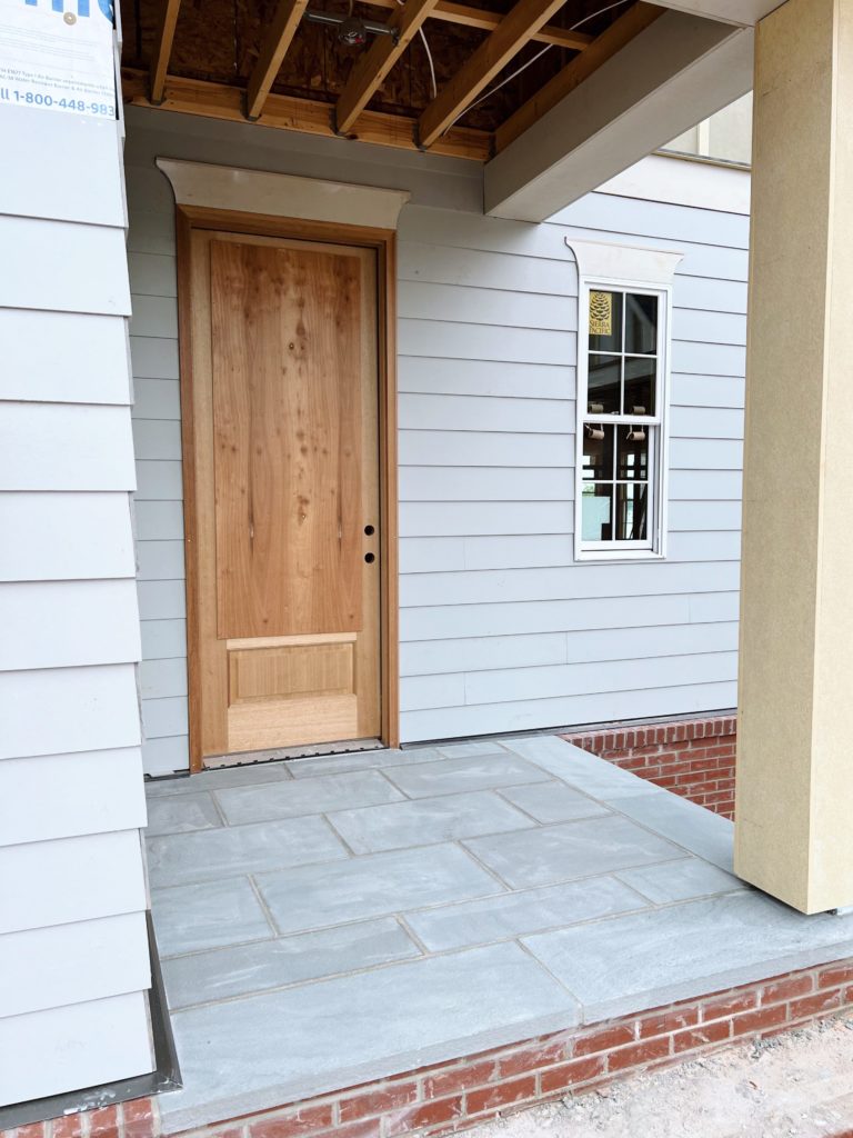 bluestone side porch