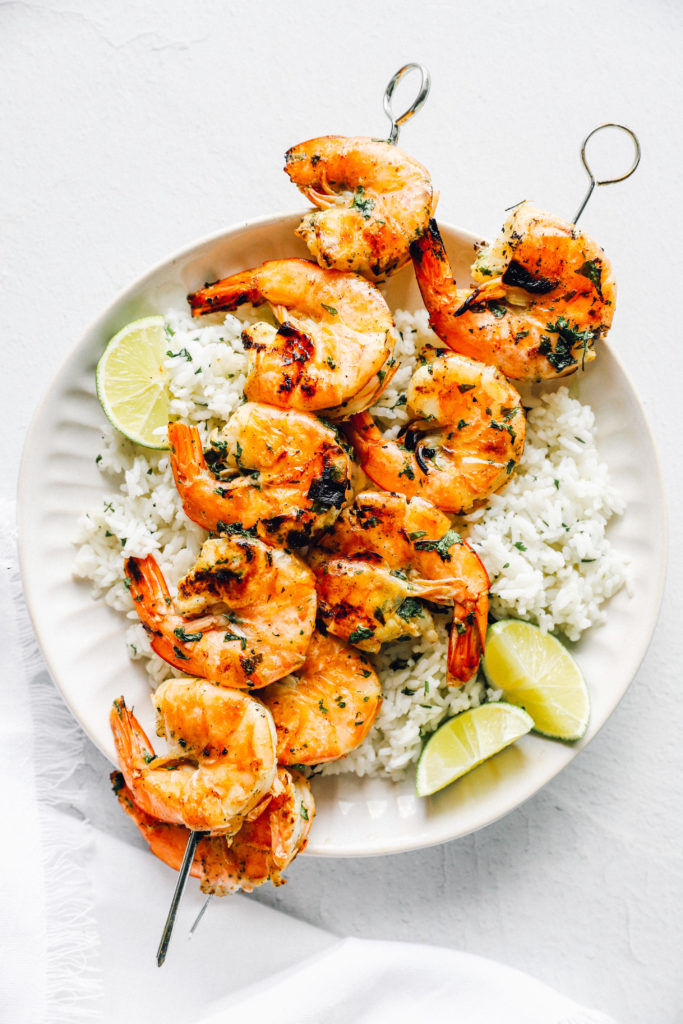 Cilantro Lime Grilled Shrimp