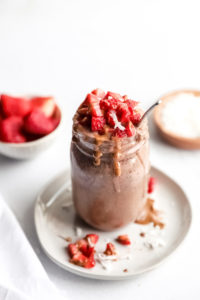 chocolate chia seed protein pudding