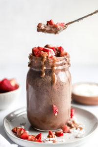 chocolate chia seed protein pudding