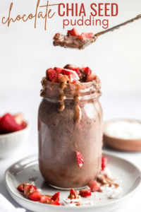 Chocolate Chia Seed Protein Pudding