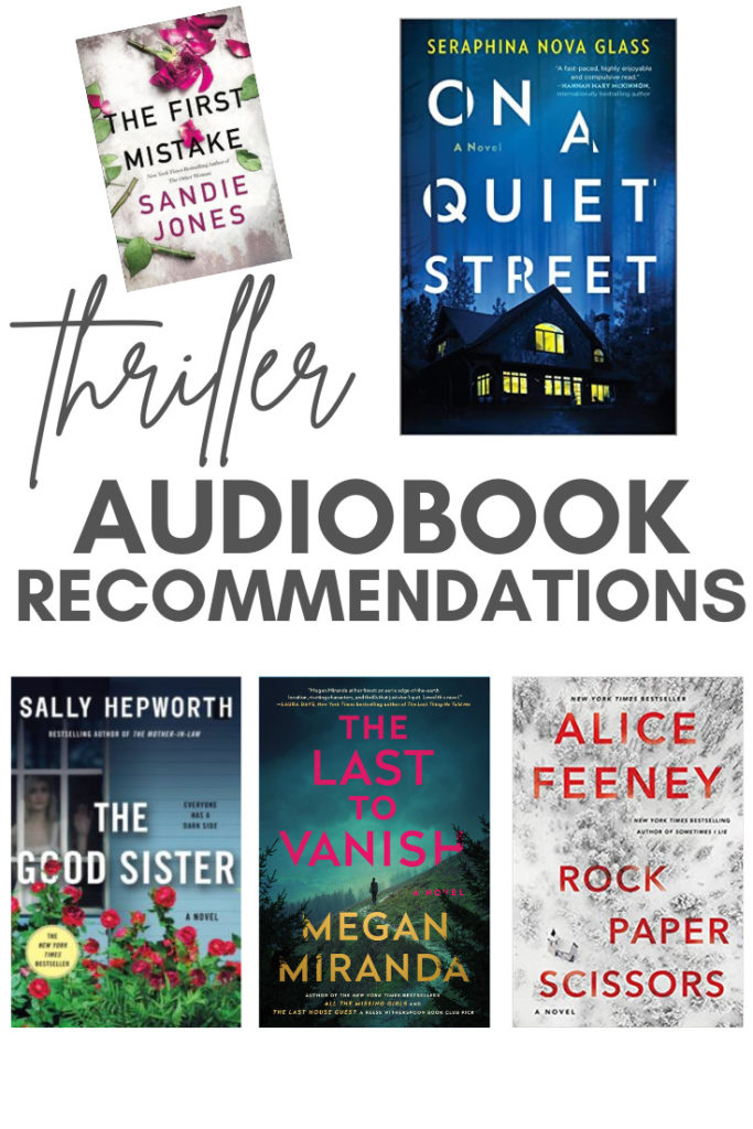 thriller audiobook recommendations