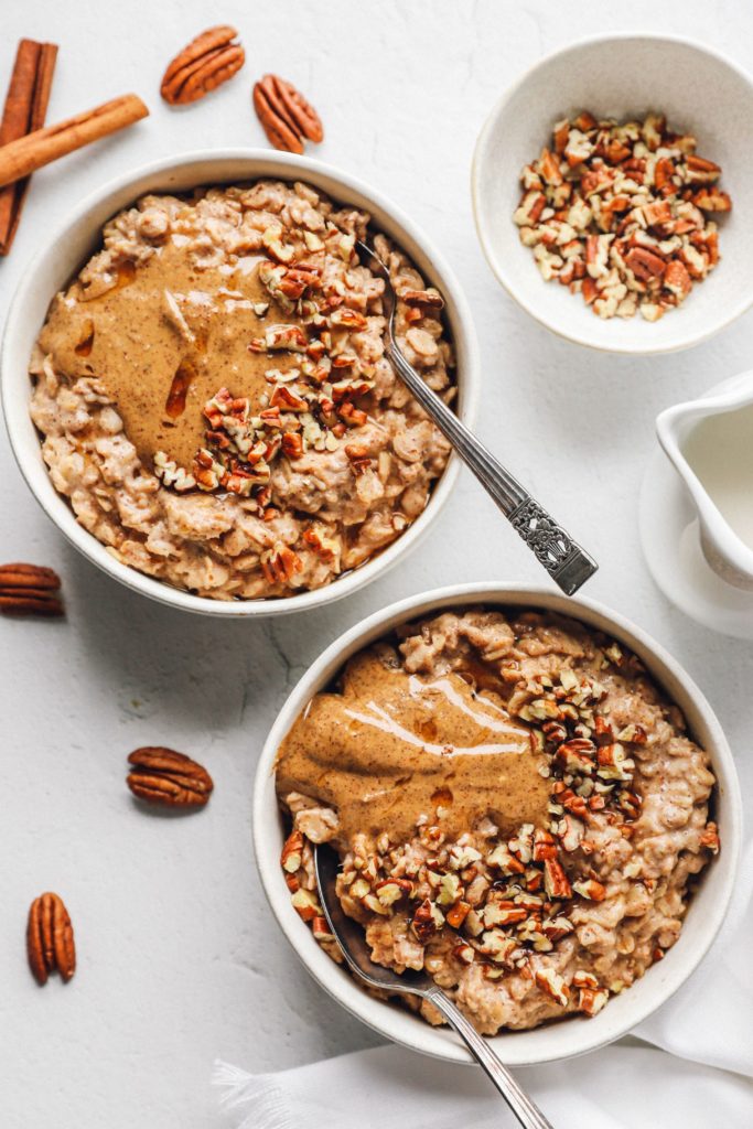 Gingerbread Oatmeal High Fiber Foods for Kids