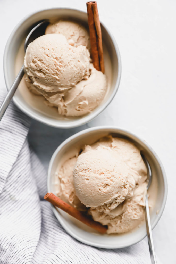 cinnamon ice cream | Thanksgiving Dinner Meal Plan