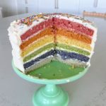 natural rainbow cake