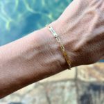 gold name bracelet