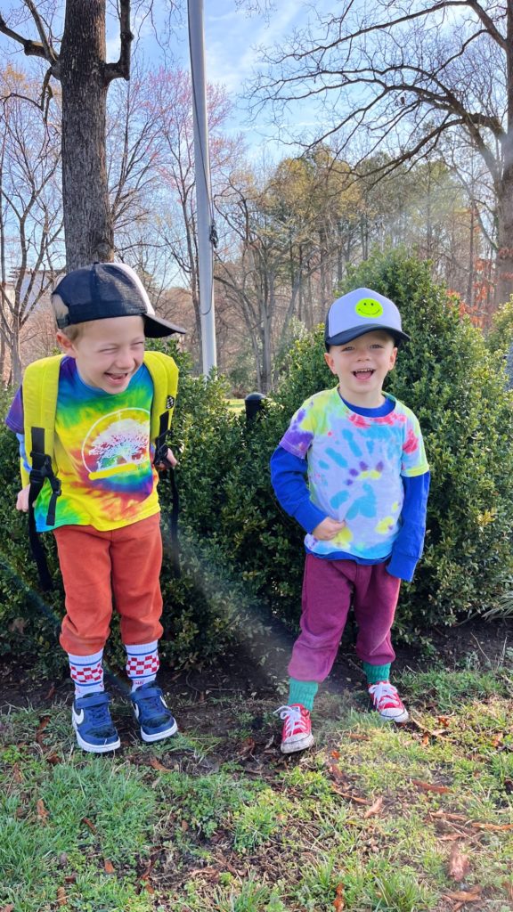 kids tie dye shirt A Tuesday in the Life (March 2024)