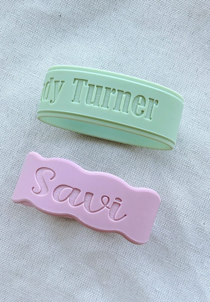 Etsy Silicone Water Bottle Name Bands