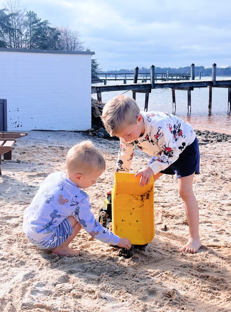 little boys beach West Jefferson Baby Shower Weekend