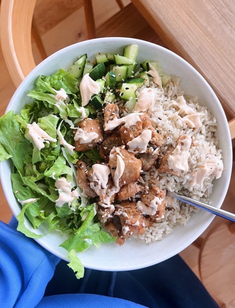 Air Fryer Salmon Bite Bowls Air Fryer Salmon Bite Bowls | Week of Weeknight Meals: March 2024