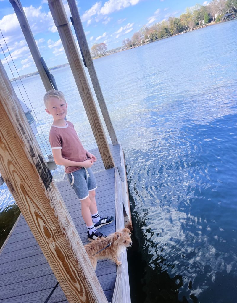 Reunited Weekend lake visit