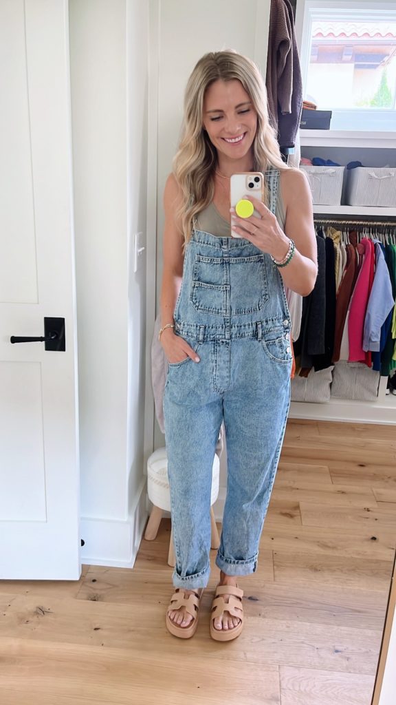 Overalls and tank outfit