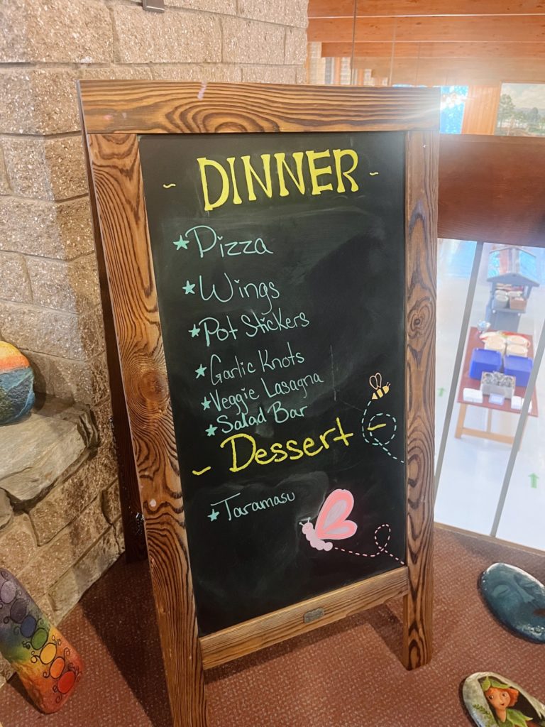 Wildacres Retreat food