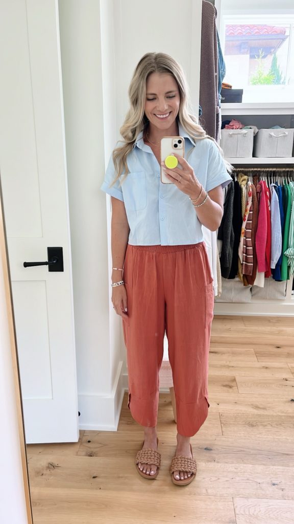 Amazon top and pants | Recent Looks #7