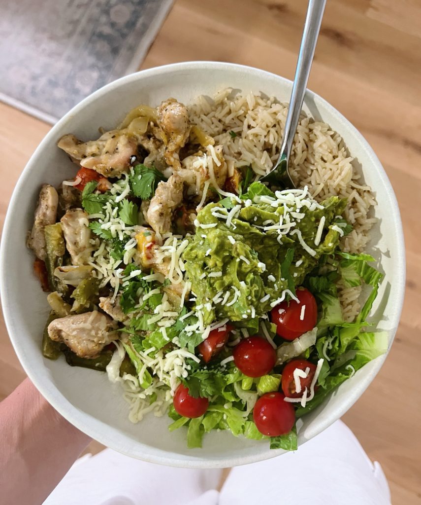 Oven Baked Fajita Bowls Oven Baked Fajita Bowls