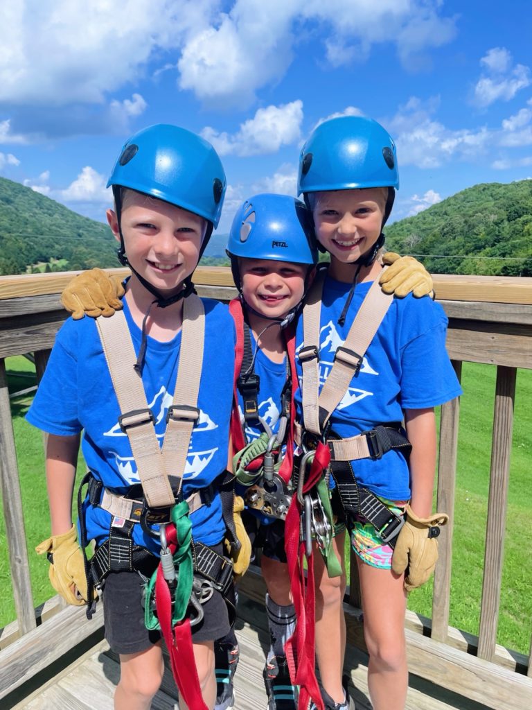 Chase Lilly Tommy | kids ziplining