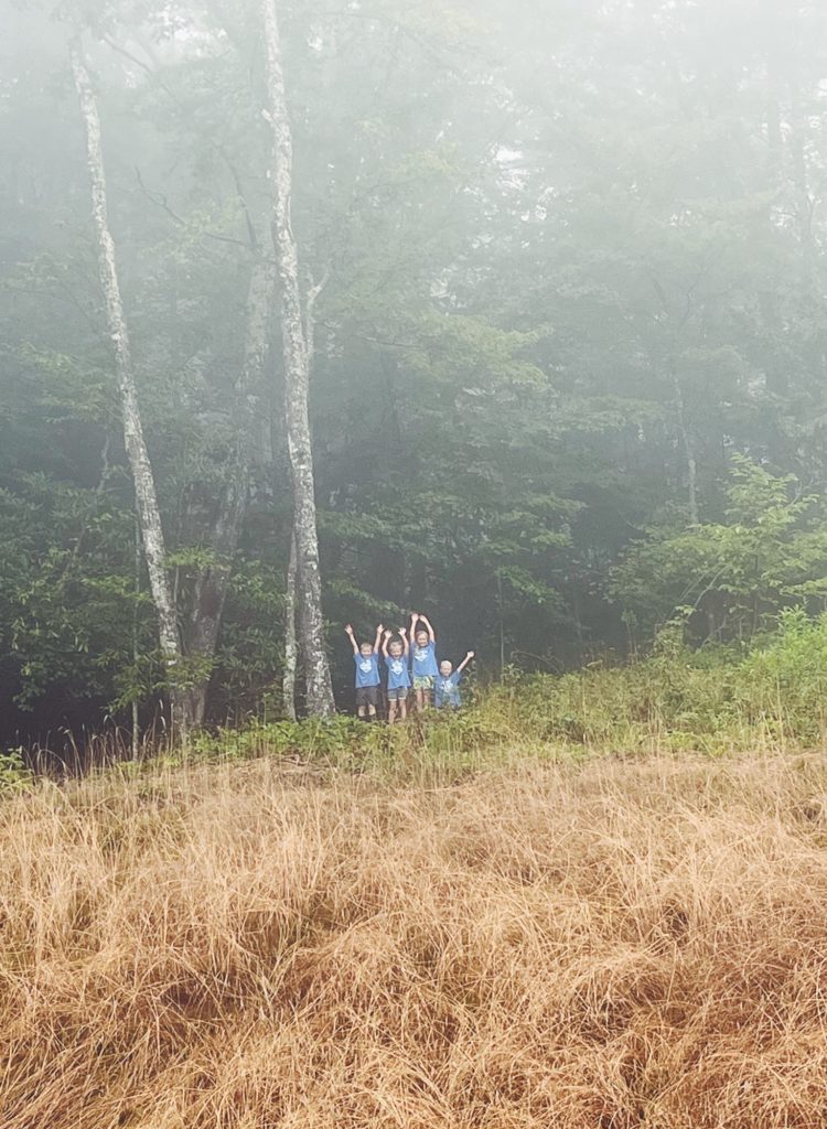 Banner Elk Mountain Weekend kids exploring