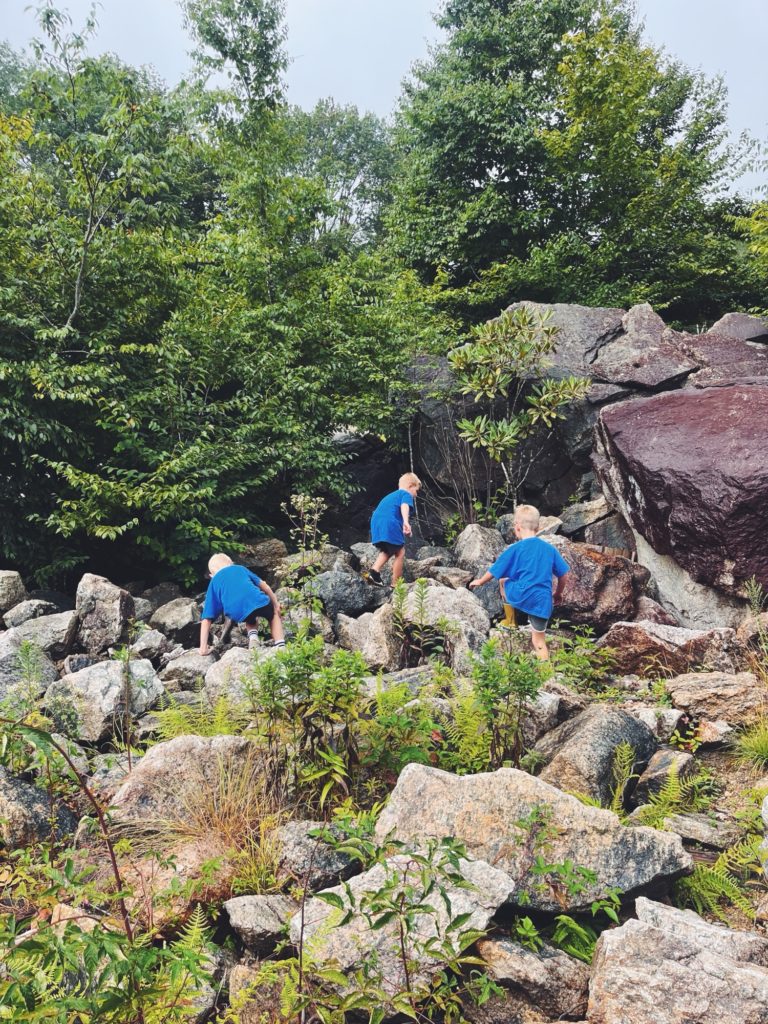 Banner Elk Mountain Weekend kids exploring