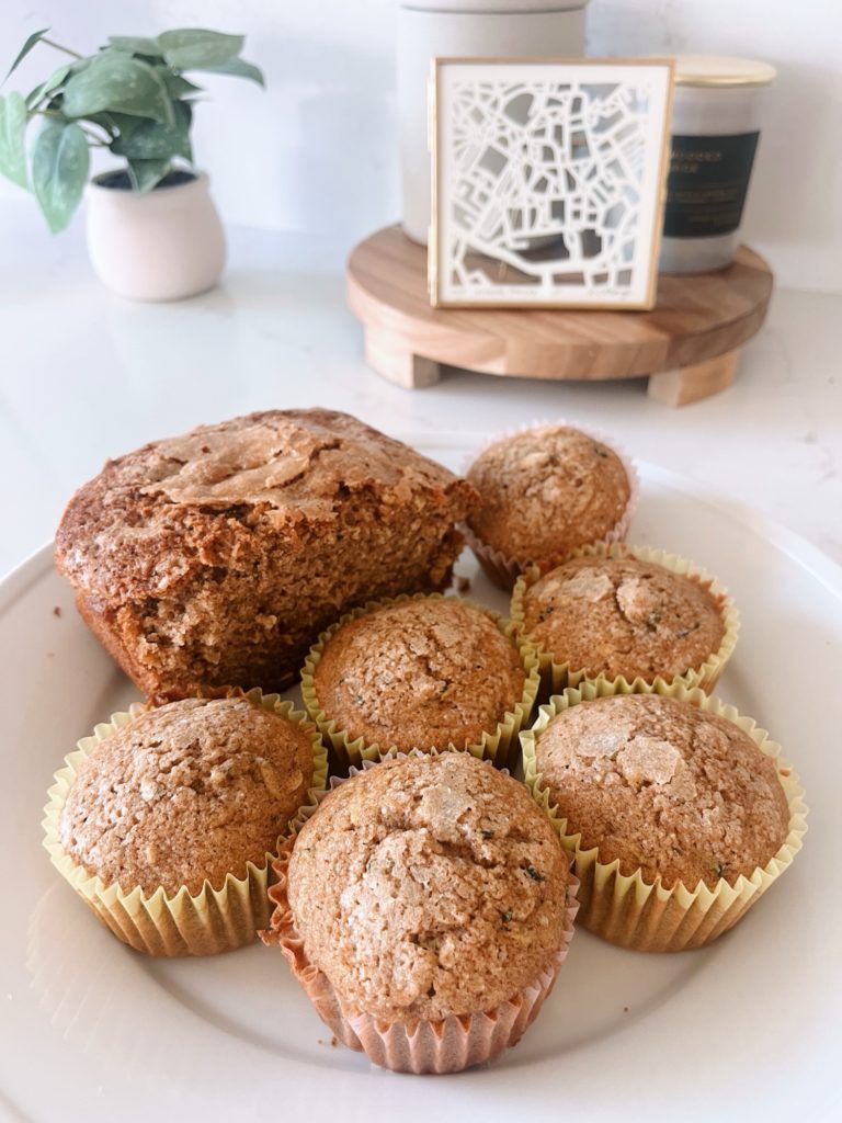 zucchini muffins and loaf