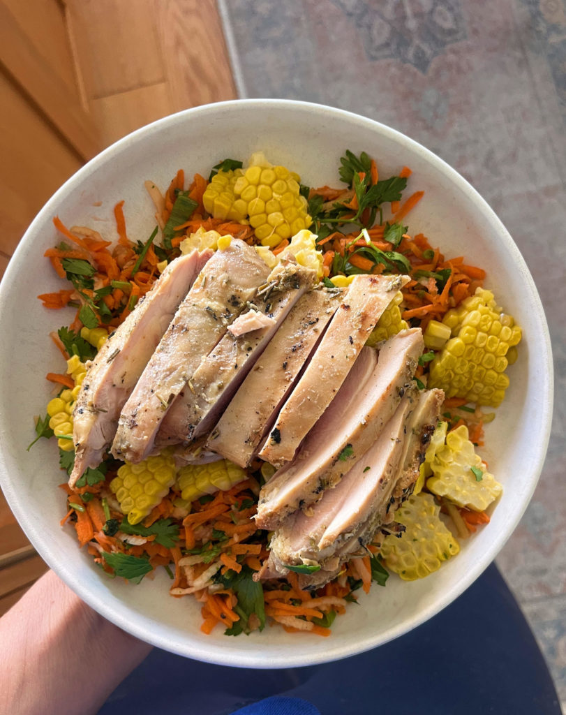 carrot apple slaw