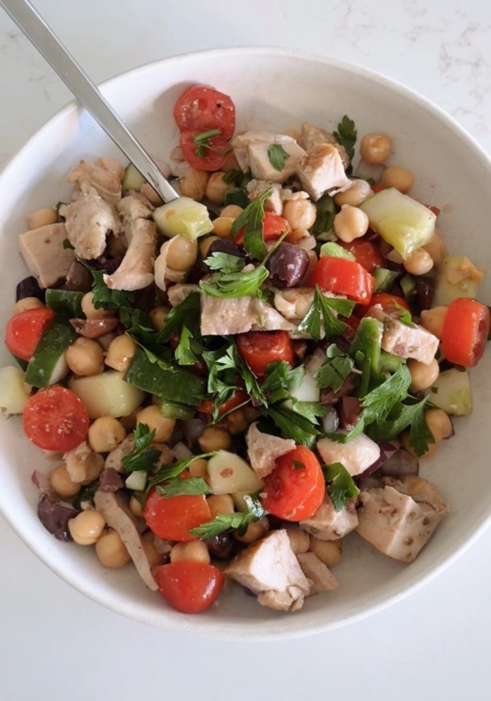 Chicken and Chickpea Salad