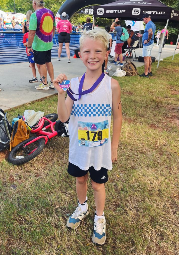 kids strong triathlon chase