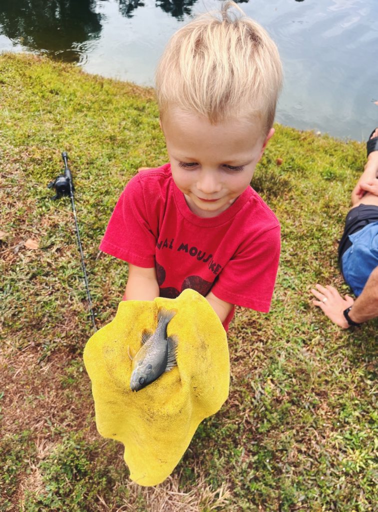 caught fish