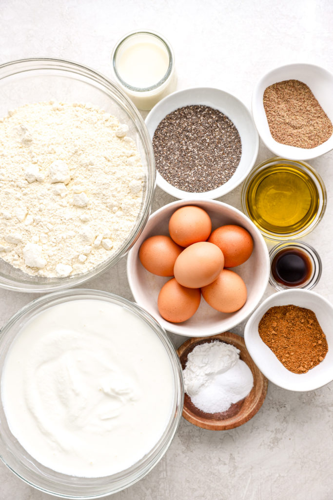 Einkorn Flour Pancake ingredients