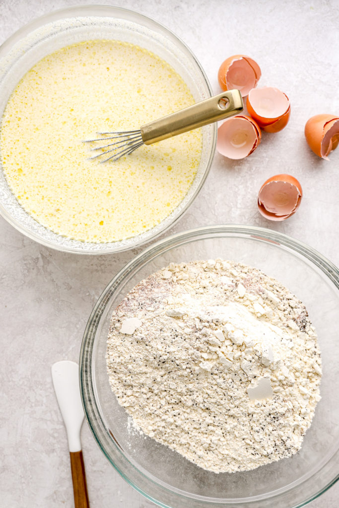 pancake dry and wet ingredients